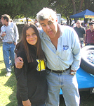 Frankie with Jay Leno at 
Woodley Park Car Show. 
Click to zoom